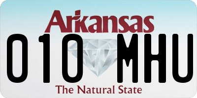 AR license plate 010MHU