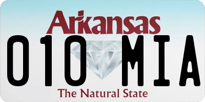 AR license plate 010MIA