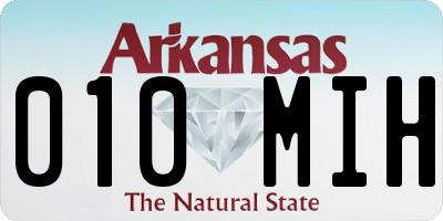 AR license plate 010MIH