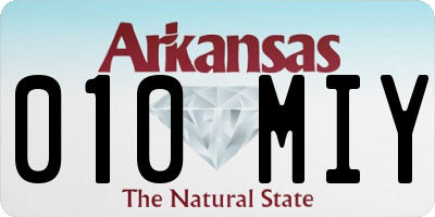 AR license plate 010MIY