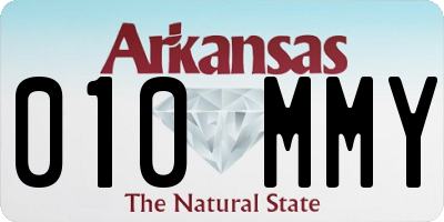 AR license plate 010MMY