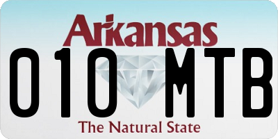 AR license plate 010MTB