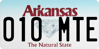 AR license plate 010MTE