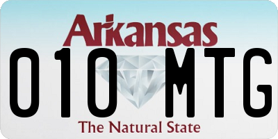 AR license plate 010MTG