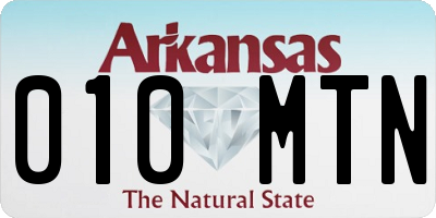 AR license plate 010MTN