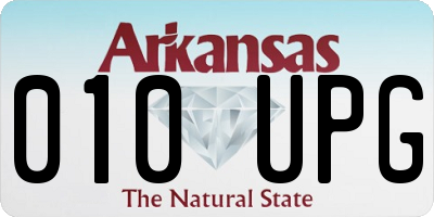 AR license plate 010UPG