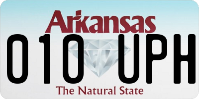 AR license plate 010UPH