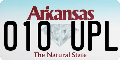 AR license plate 010UPL