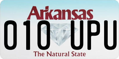 AR license plate 010UPU