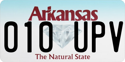 AR license plate 010UPV