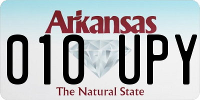 AR license plate 010UPY