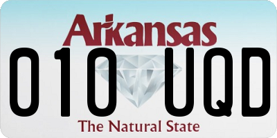 AR license plate 010UQD