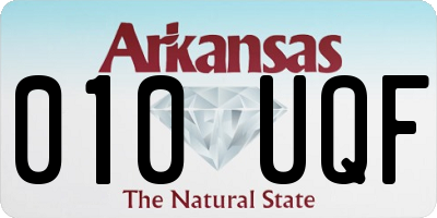AR license plate 010UQF