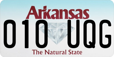 AR license plate 010UQG