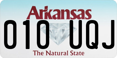 AR license plate 010UQJ
