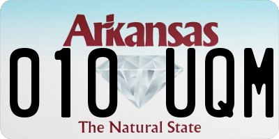 AR license plate 010UQM