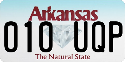 AR license plate 010UQP