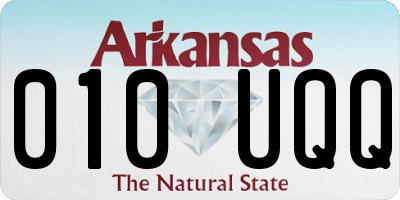 AR license plate 010UQQ