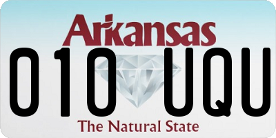 AR license plate 010UQU