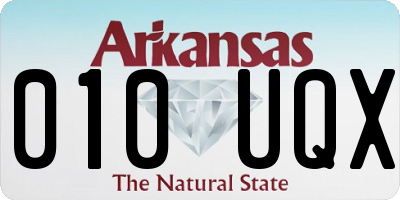 AR license plate 010UQX
