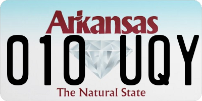 AR license plate 010UQY