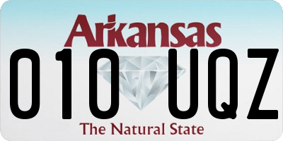 AR license plate 010UQZ