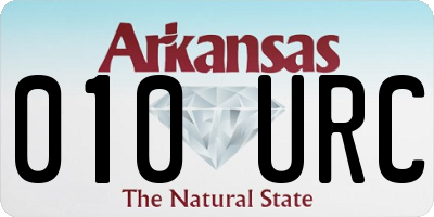 AR license plate 010URC