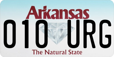 AR license plate 010URG