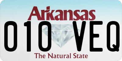 AR license plate 010VEQ