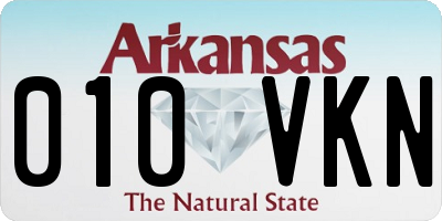AR license plate 010VKN