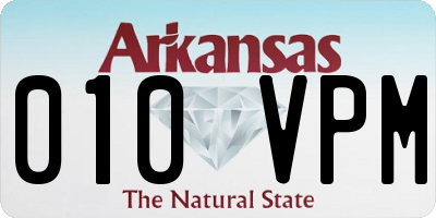 AR license plate 010VPM