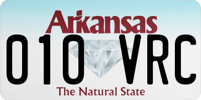 AR license plate 010VRC