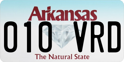 AR license plate 010VRD