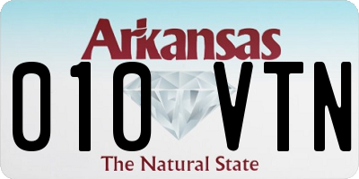 AR license plate 010VTN