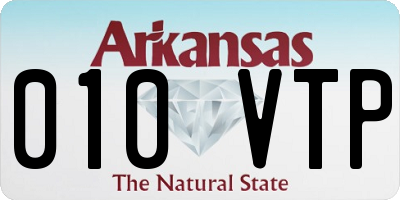 AR license plate 010VTP