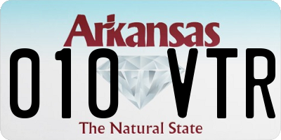 AR license plate 010VTR