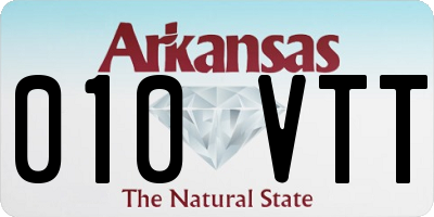 AR license plate 010VTT