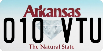 AR license plate 010VTU