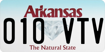 AR license plate 010VTV