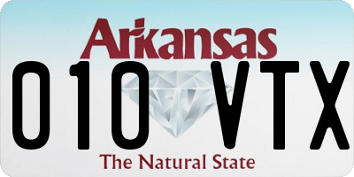 AR license plate 010VTX