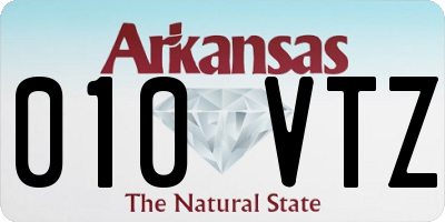 AR license plate 010VTZ
