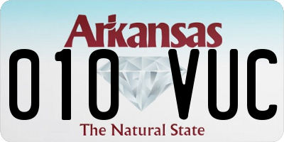 AR license plate 010VUC