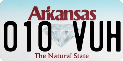 AR license plate 010VUH