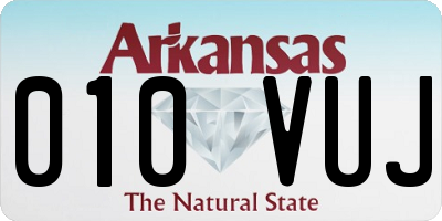 AR license plate 010VUJ