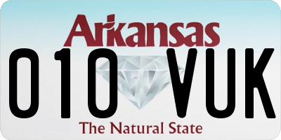 AR license plate 010VUK