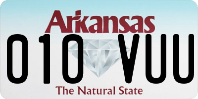 AR license plate 010VUU