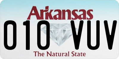 AR license plate 010VUV