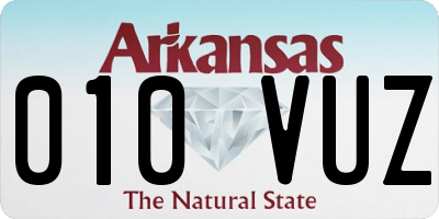 AR license plate 010VUZ