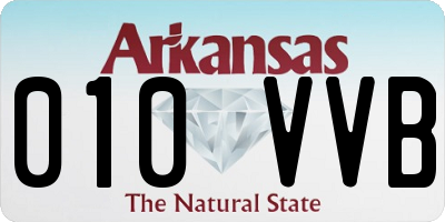 AR license plate 010VVB