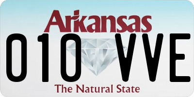 AR license plate 010VVE